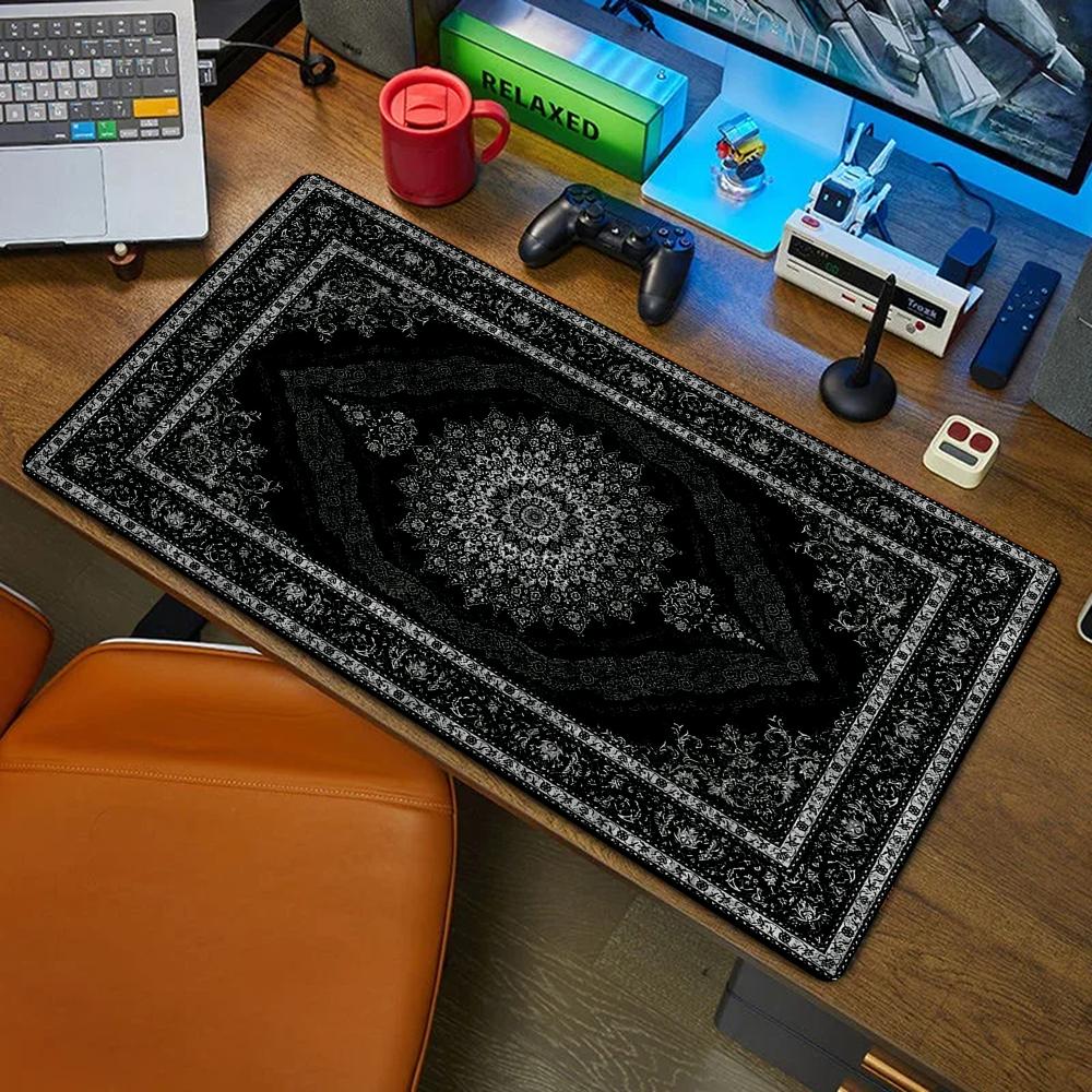 Retro Gaming Style - Nowa Czarna Perska Mata Pod Myszkę