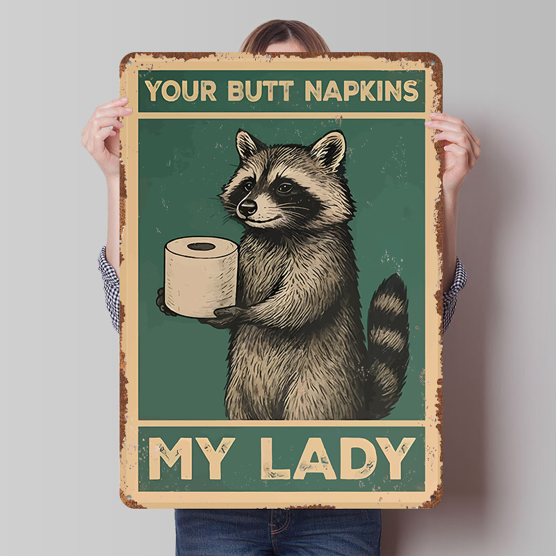 Retro Gaming Wallpaper - Zabawny plakat z nadrukiem szopa praczącego