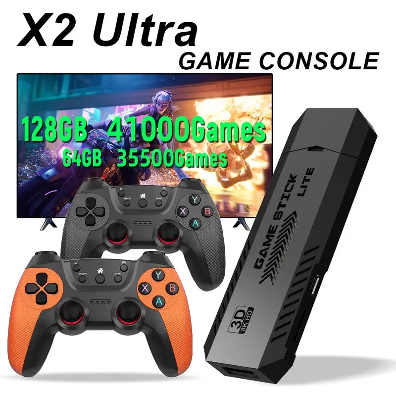 Retro Gaming Theme - X2 Ultra Pro Retro Game Stick