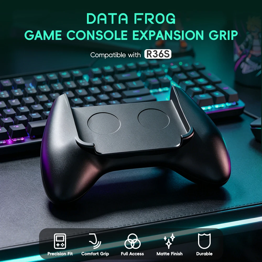 Retro Gaming Consoles - Data Frog R36S Game Grip Ergonomiczny