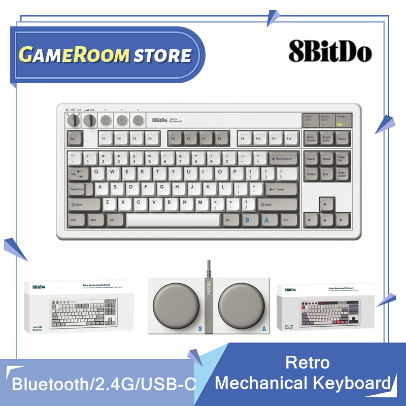 Retro Pc Gaming - Klawiatura mechaniczna 8Bitdo Retro, klawiatura do