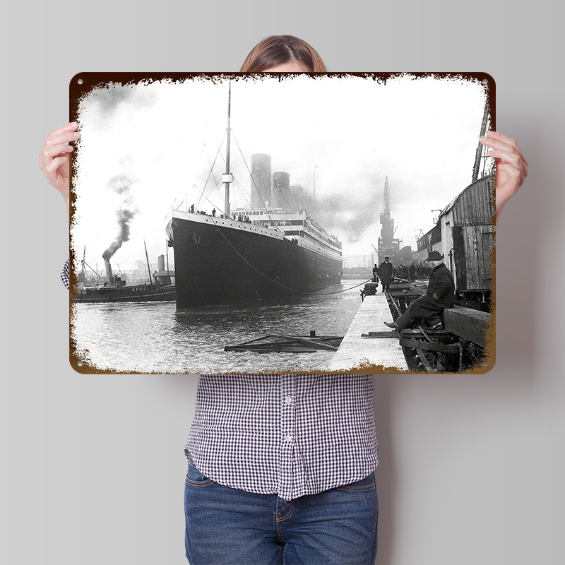Retro Gaming Bar - Plakat z motywem Titanic, personalizowana dekoracja