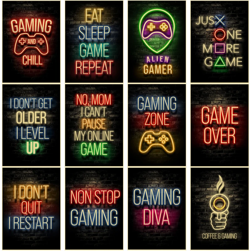 Retro Gaming Wallpaper - Plakaty Gamingowe Gry Retro Grafika na
