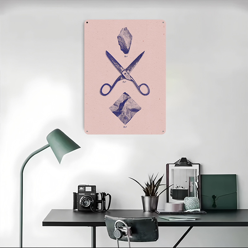 ROCK SCISSORS PAPER Plakat Per – Retro Gaming Wallpaper recenzja i cena