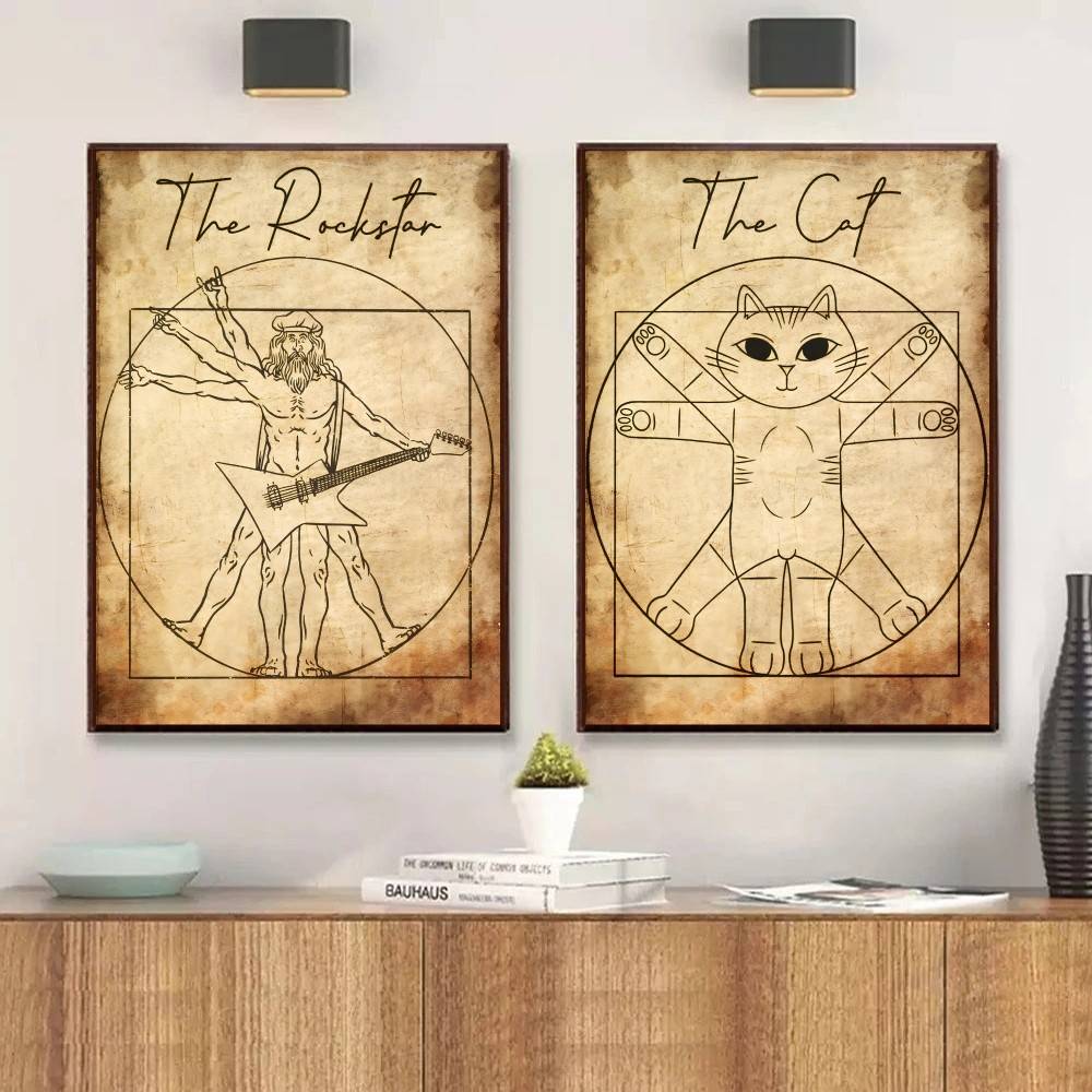 Plakat w stylu vintage Vitruvi – Retro Gaming Wallpaper recenzja i cena
