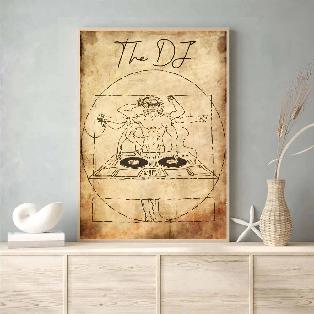 Plakat w stylu vintage Vitruvi – Retro Gaming Wallpaper recenzja i cena
