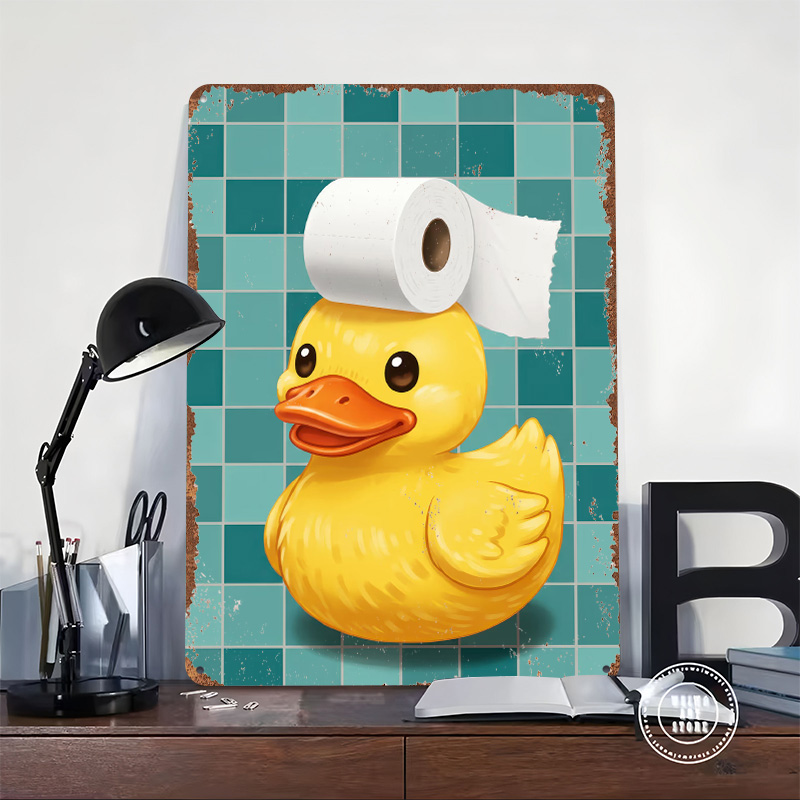 Plakat z kaczką w kapeluszu z  – Retro Gaming Wallpaper recenzja i cena