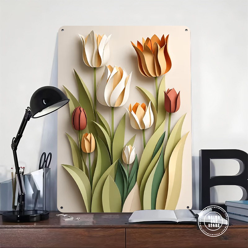Wykroje z papieru Tulipany Kwi – Retro Gaming Wallpaper recenzja i cena