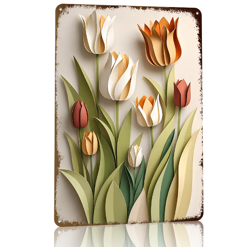 Wykroje z papieru Tulipany Kwi – Retro Gaming Wallpaper recenzja i cena