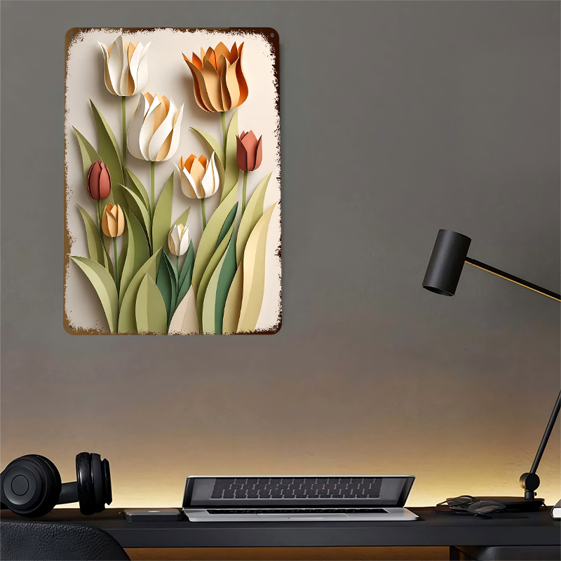 Wykroje z papieru Tulipany Kwi – Retro Gaming Wallpaper recenzja i cena
