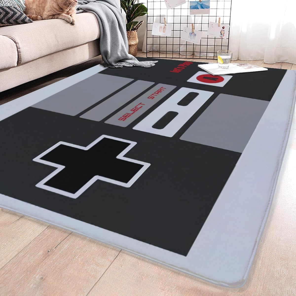Dywan w stylu vintage z motywe – Retro Gaming Theme recenzja i cena