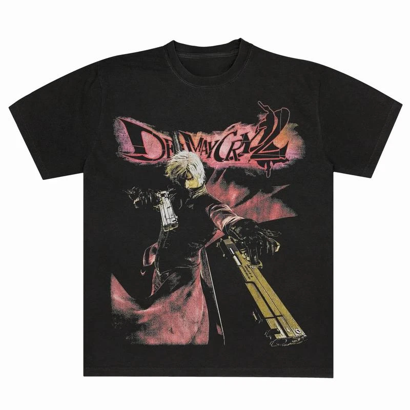 Koszulka Devil May Cry 2 Dante – Retro Gaming Theme recenzja i cena