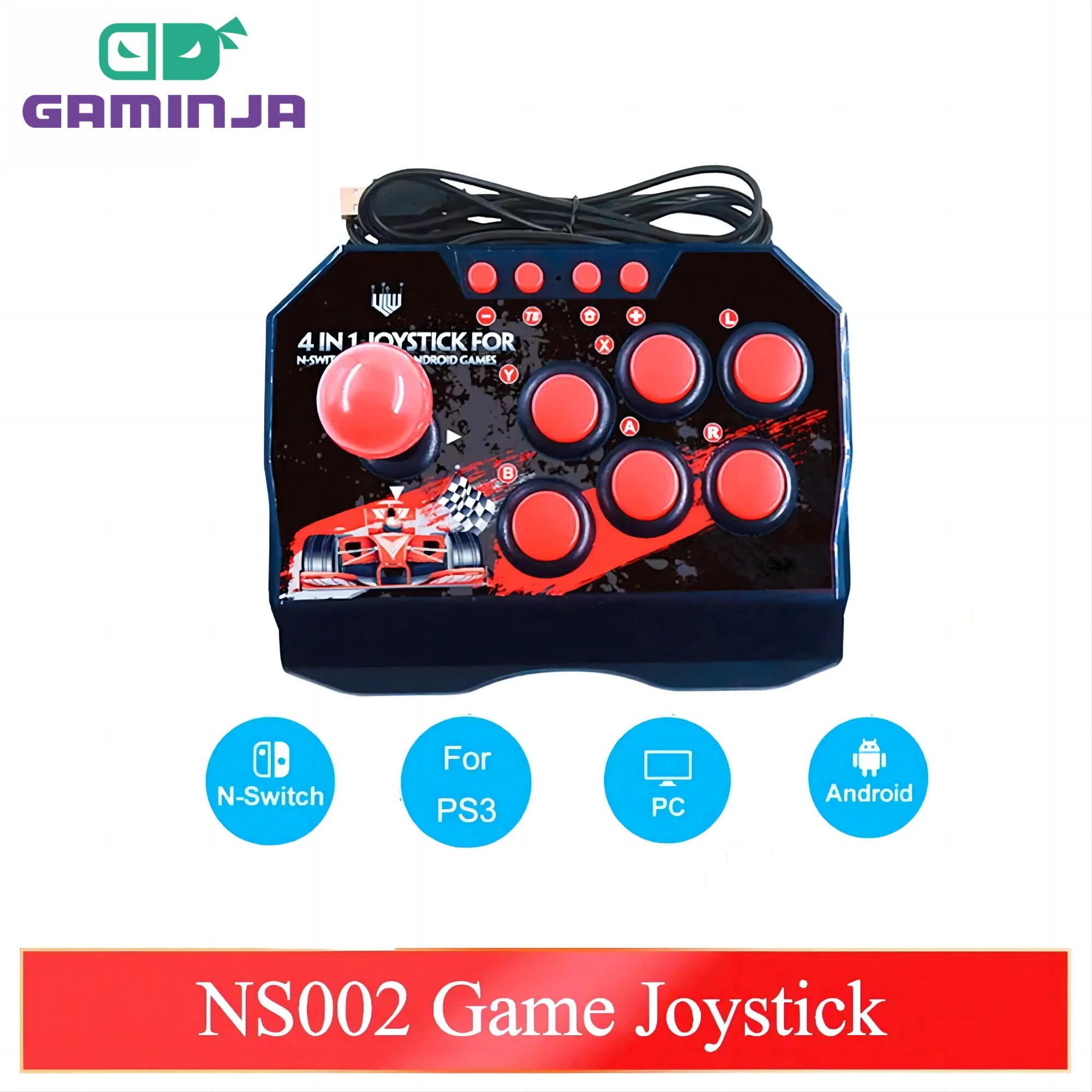 GAMINJA NS002 4 w 1 retro kons – Retro Gaming Theme recenzja i cena