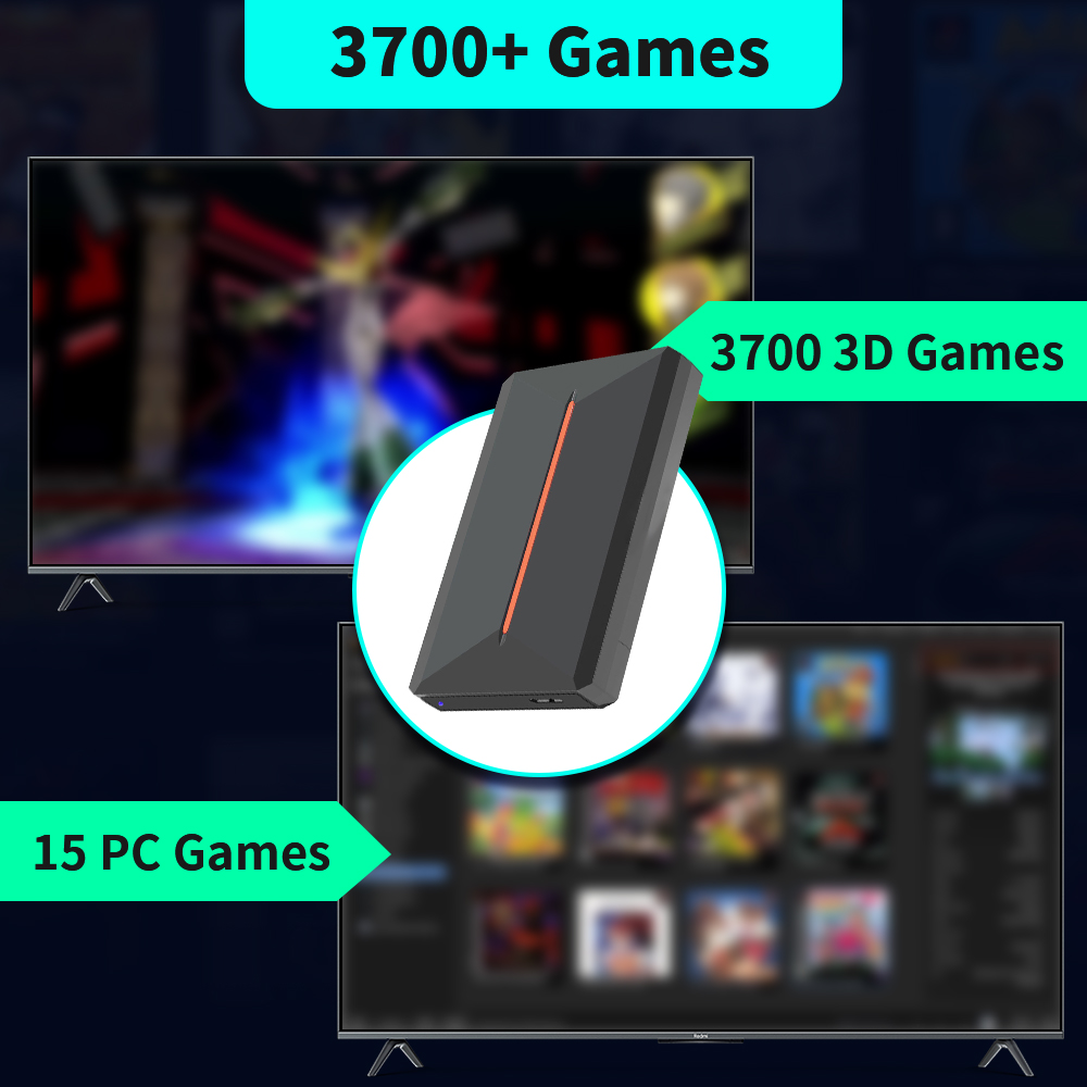 Launchbox OS 500 GB przenośna  – Retro Gaming Theme recenzja i cena