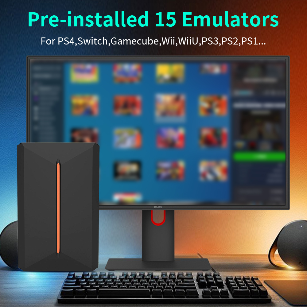 Launchbox OS 500 GB przenośna  – Retro Gaming Theme recenzja i cena
