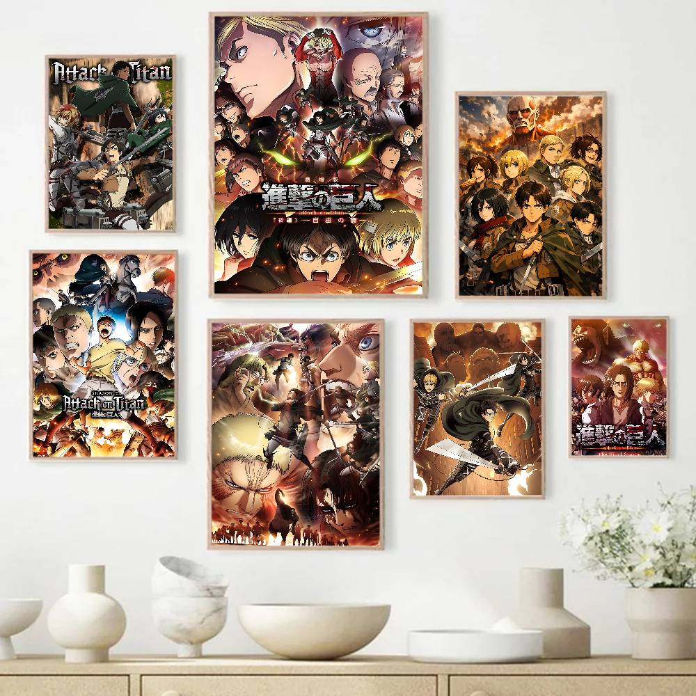 A-Attack On T-Titan Plakaty Fi – Retro Gaming Wallpaper recenzja i cena