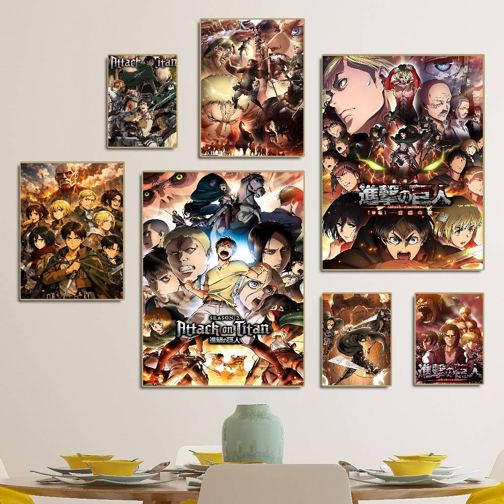 A-Attack On T-Titan Plakaty Fi – Retro Gaming Wallpaper recenzja i cena