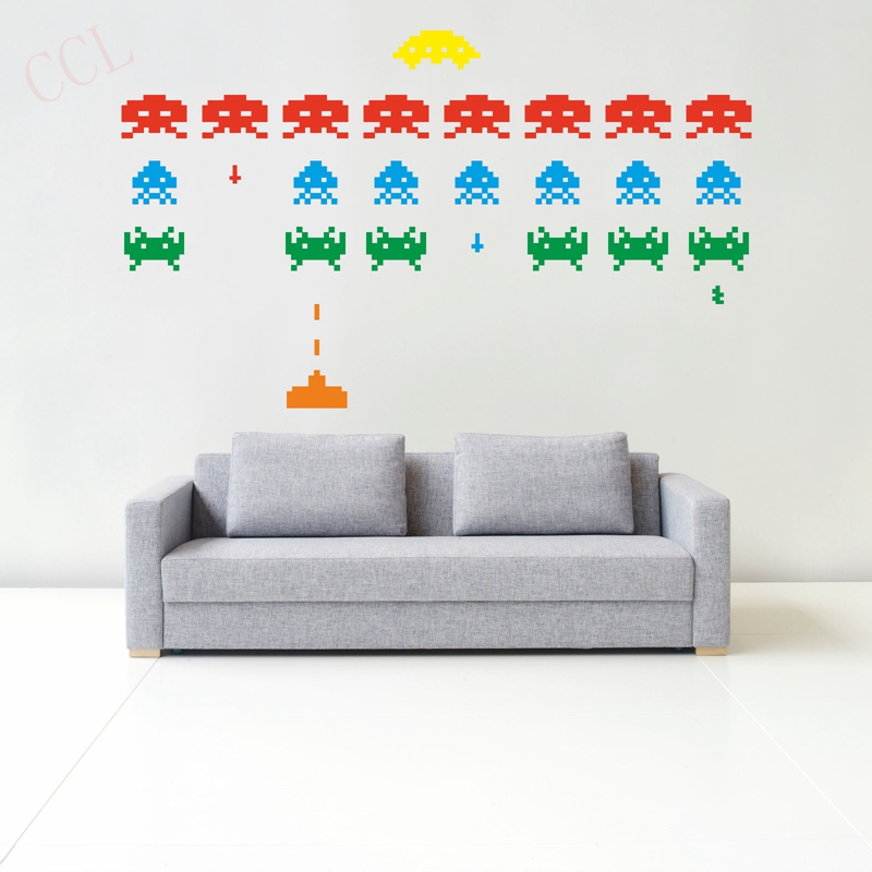 Naklejki winylowe dla graczy S – Retro Gaming Wallpaper recenzja i cena