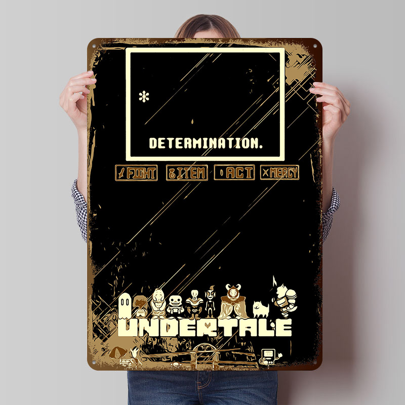 Undertale Metalowy Plakat, Per – Retro Gaming Bar recenzja i cena
