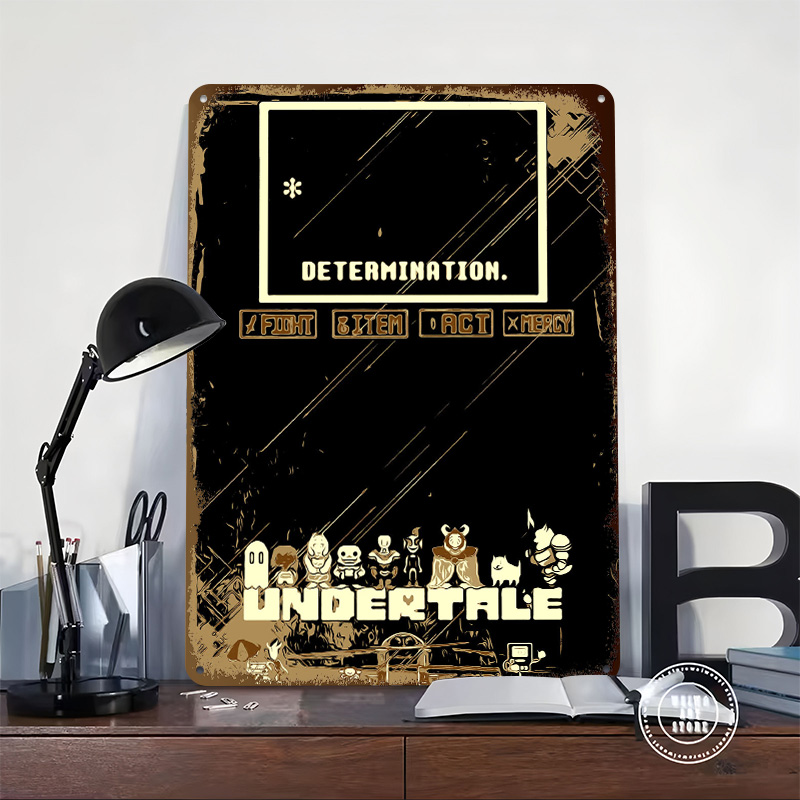 Undertale Metalowy Plakat, Per – Retro Gaming Bar recenzja i cena