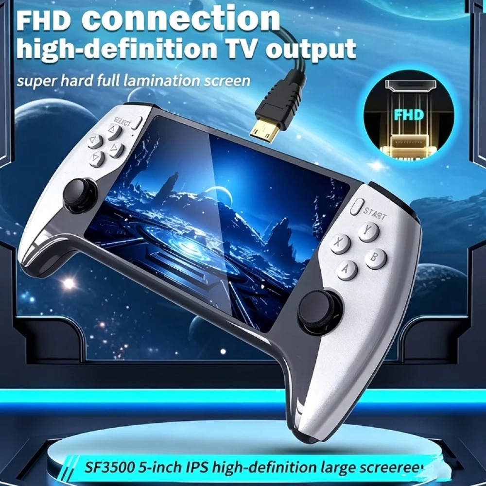 Konsola przenośna SF3500 5 cal – Retro Gaming Consoles recenzja i cena